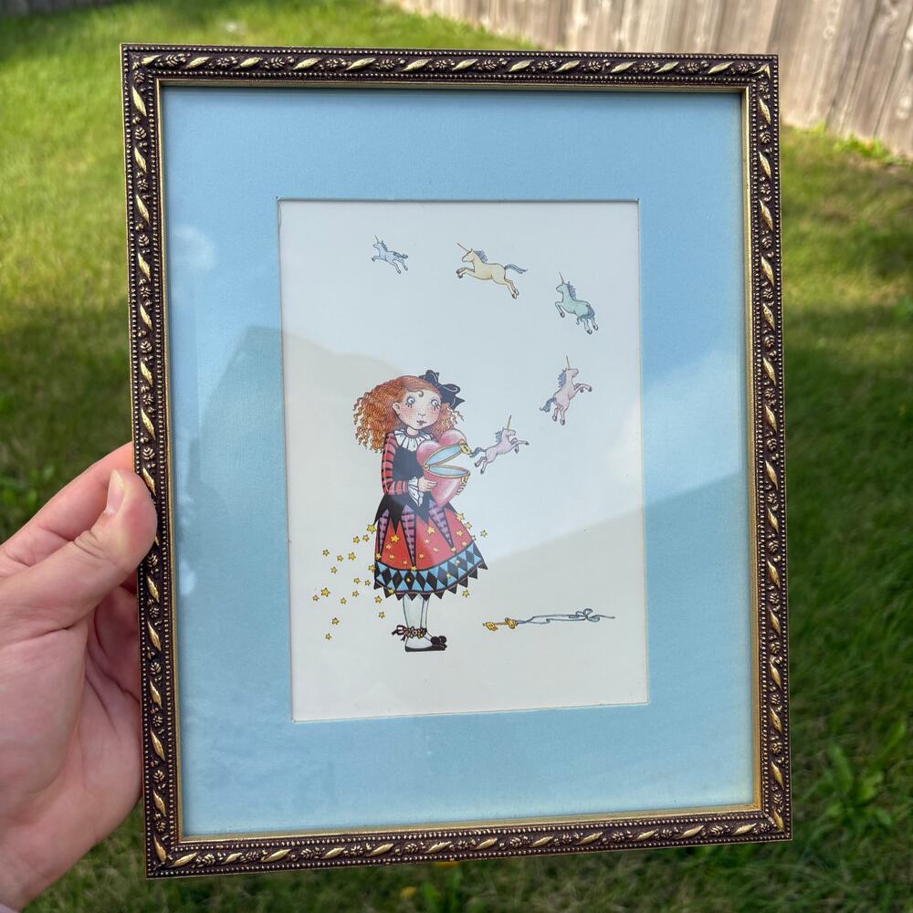 Mary Engelbreit “An Overflowing Heart” Framed Print